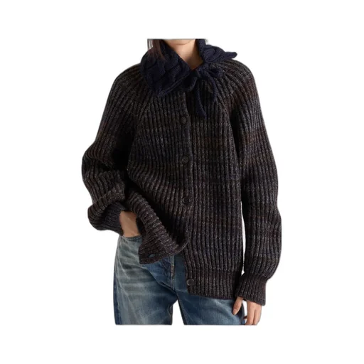 Mouliné Wool Cardigan