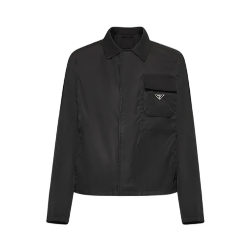 Logo Plaque Long Sleeved Jacket