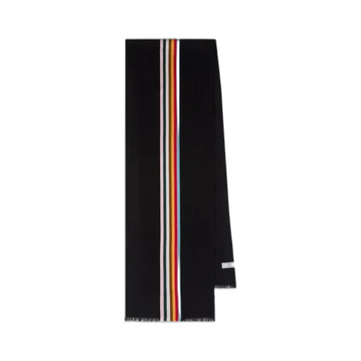 Logo-Stripe Scarf