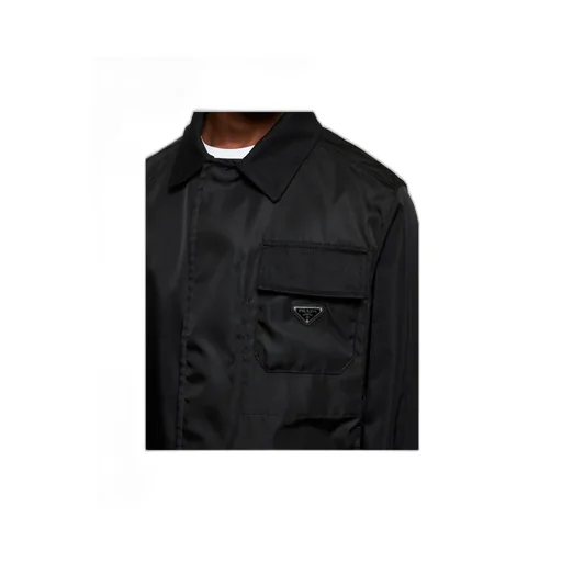 Logo Plaque Long Sleeved Jacket