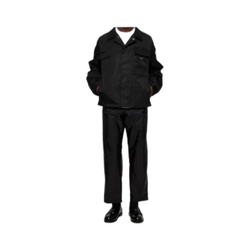 Logo Plaque Long Sleeved Jacket