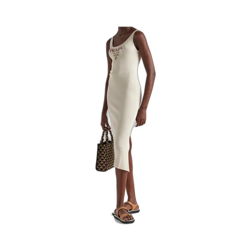 Sleeveless Ribbed Dress