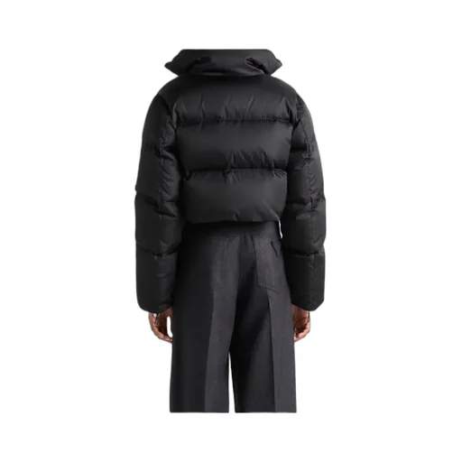 Cropped Re-Nylon Down Jacket