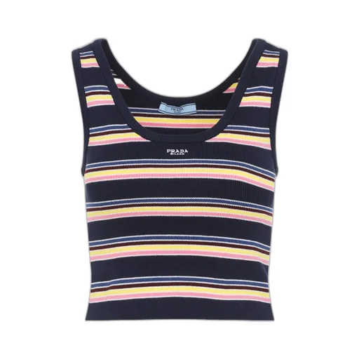Striped Ribbed Tank Top
