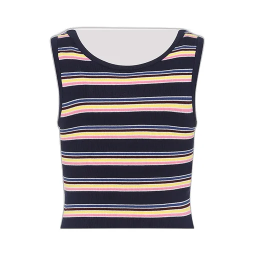 Striped Ribbed Tank Top