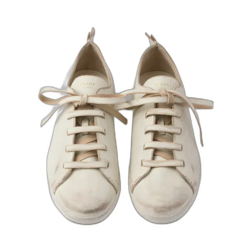 Round-Toe Lace-Up Sneakers
