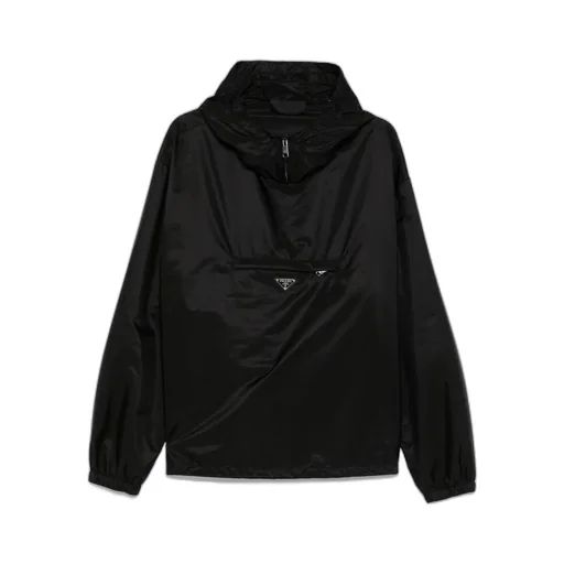 Triangle-Logo Hooded Jacket
