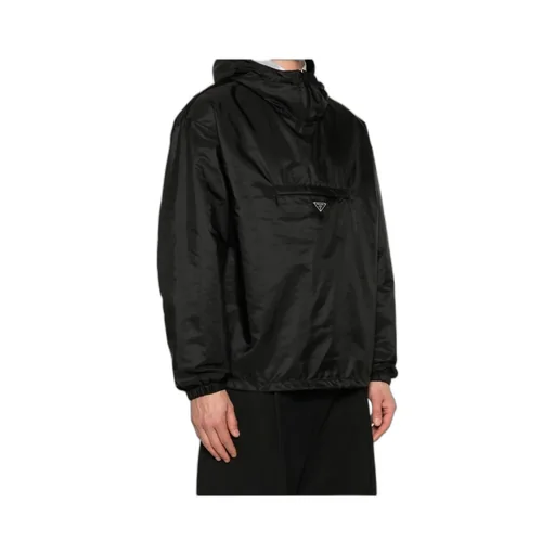 Triangle-Logo Hooded Jacket