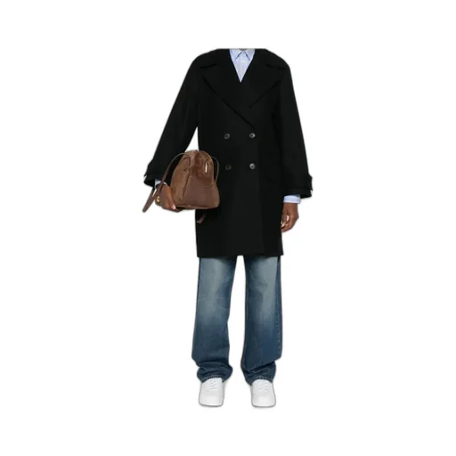 Double-Breasted Pocket Coat
