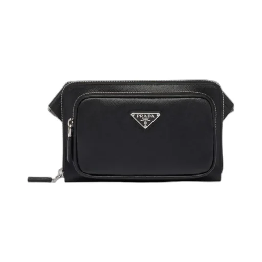 Saffiano Leather Shoulder Bag