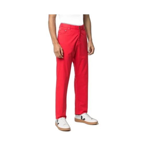 Slim-Cut Five-Pocket Trousers