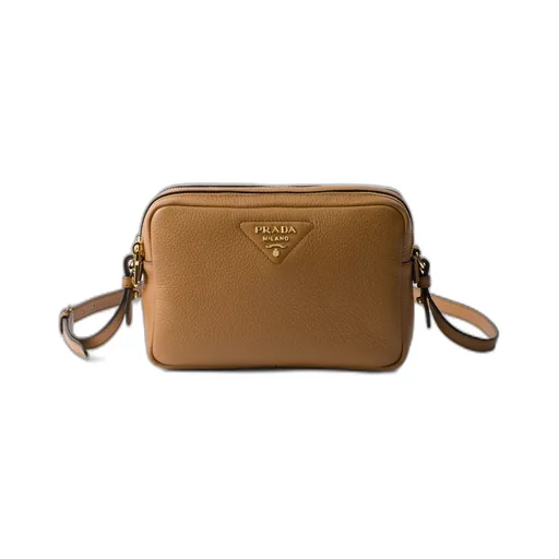 Logo Detailed Zipped Medium Crossbody Bag
