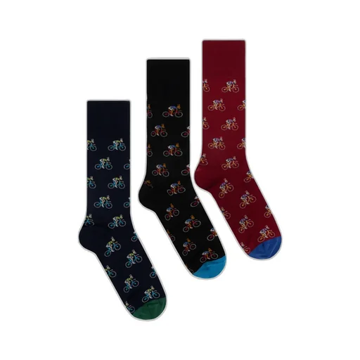 Three Pack Of Cotton Socks