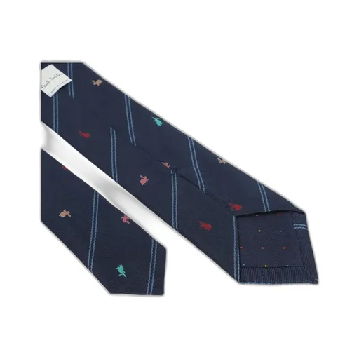 Rabbit Embroidered Tie