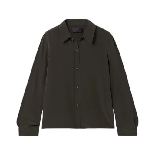 Simone Silk-Crepe Shirt