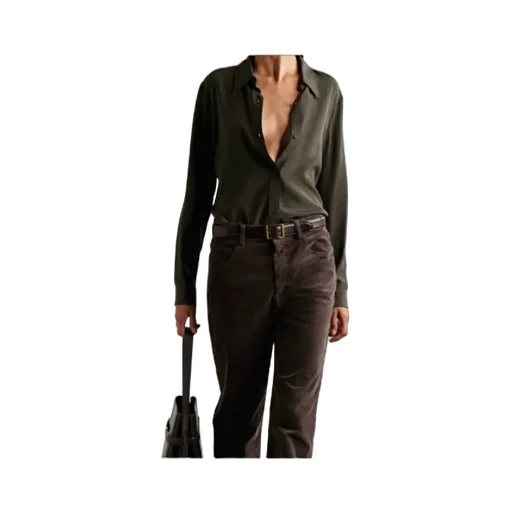 Simone Silk-Crepe Shirt