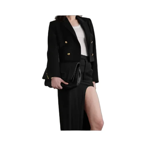 Long-Sleeved Suit Jacket