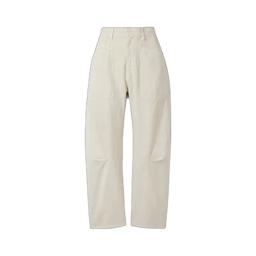 Shon Cotton And Linen-Blend Twill Tapered Pants