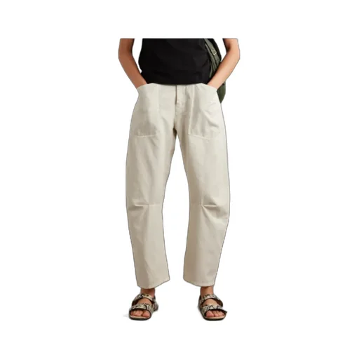 Shon Cotton And Linen-Blend Twill Tapered Pants