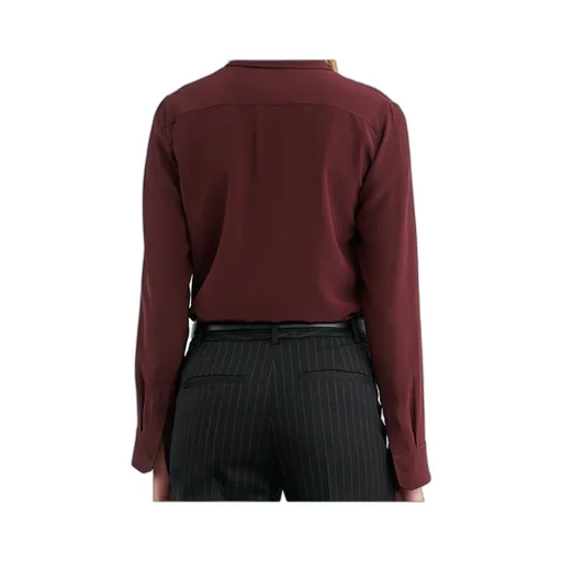 Gaia Silk Crepe De Chine Shirt