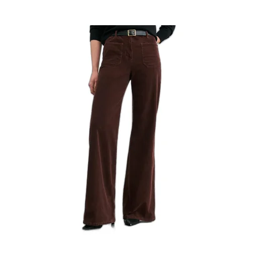 Florence Cotton-Blend Corduroy Flared Pants
