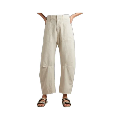 Shon Cotton And Linen-Blend Twill Tapered Pants