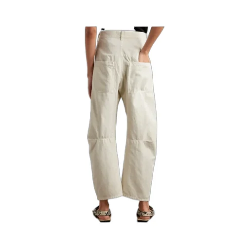 Shon Cotton And Linen-Blend Twill Tapered Pants