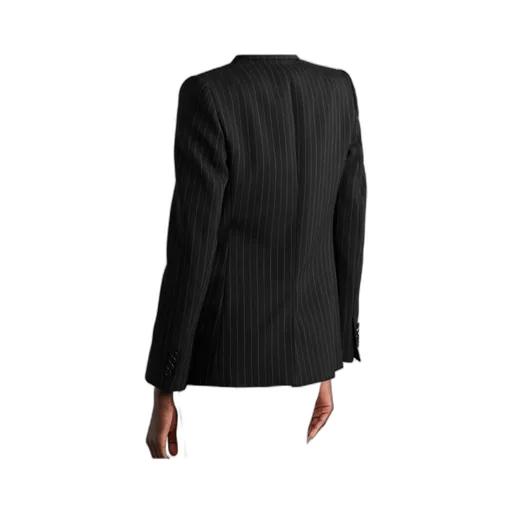 Anabel Pinstriped Wool-Blend Twill Blazer