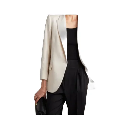 Long-Sleeved Suit Jacket