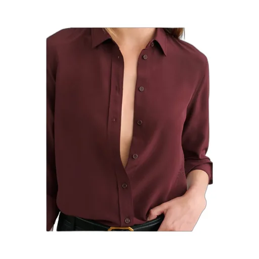 Gaia Silk Crepe De Chine Shirt