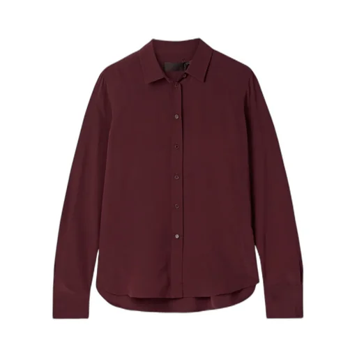 Gaia Silk Crepe De Chine Shirt