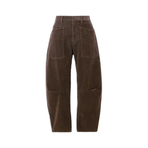 Shon Cotton-Blend Corduroy Tapered Pants