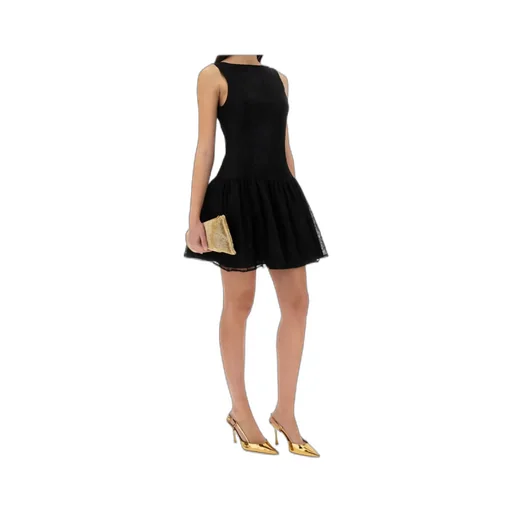 Mini Dress With Peplum Hem
