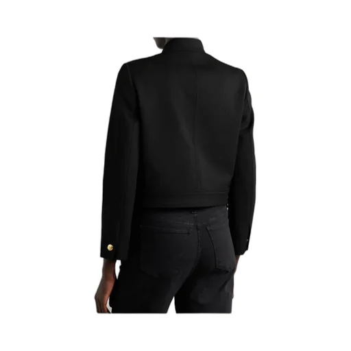 Hadley Cropped Wool-Twill Jacket