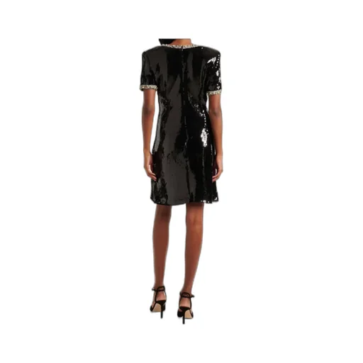 Embellished Sequined Minidress