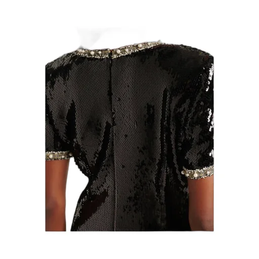 Embellished Sequined Minidress
