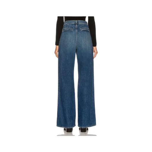 High-Waisted Wide-Leg Jeans
