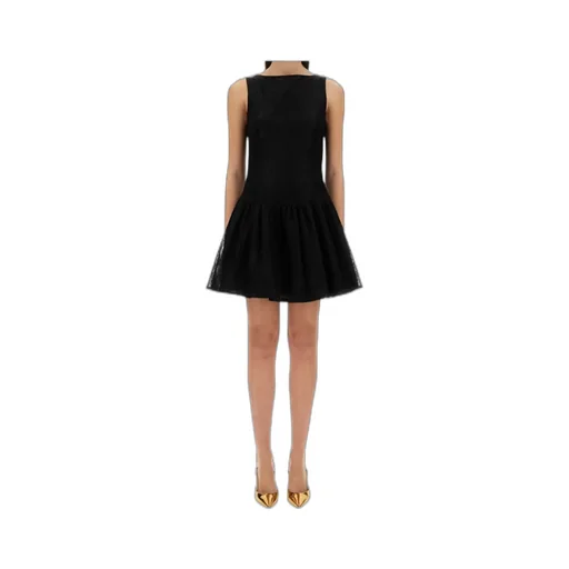 Mini Dress With Peplum Hem