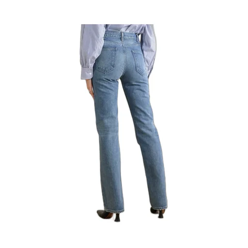 Flared-Cut Leg Jeans