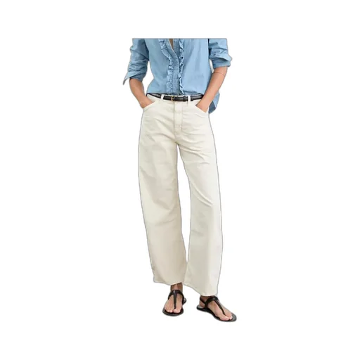 Barrel-Leg Trousers