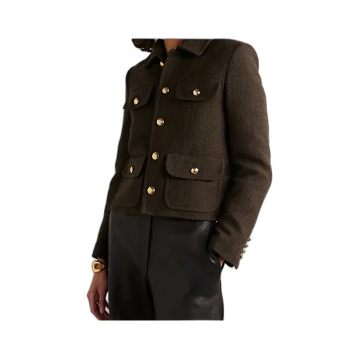 Paola Cotton-Blend Tweed Jacket