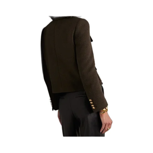 Paola Cotton-Blend Tweed Jacket