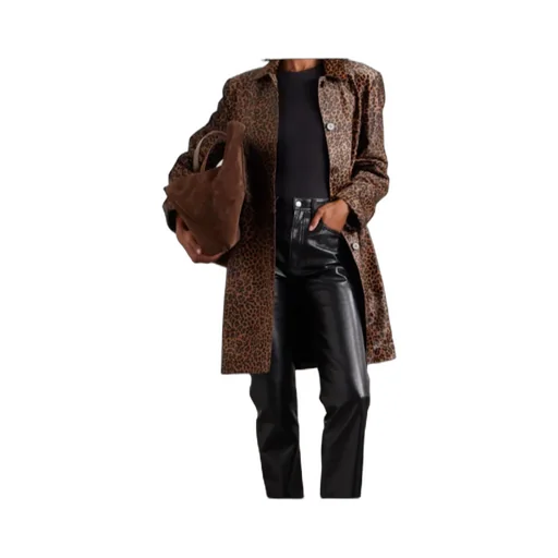 Leopard-Print Coat