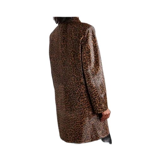 Leopard-Print Coat