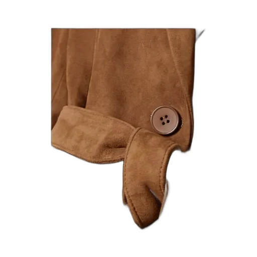 Vesper Belted Suede Coat