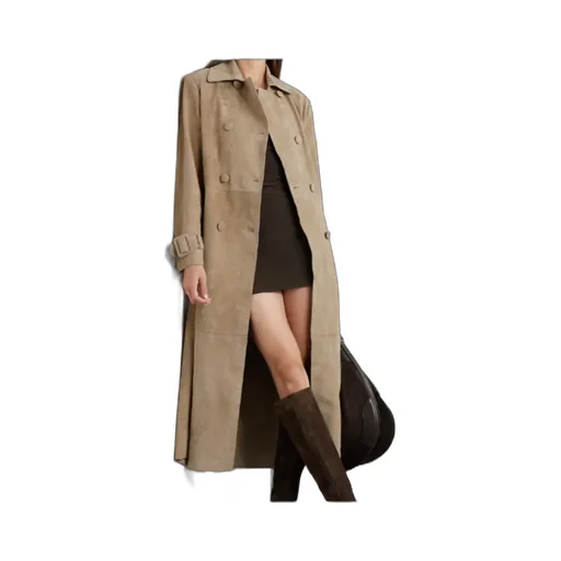 Long-Sleeved Trench Coat