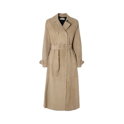 Long-Sleeved Trench Coat