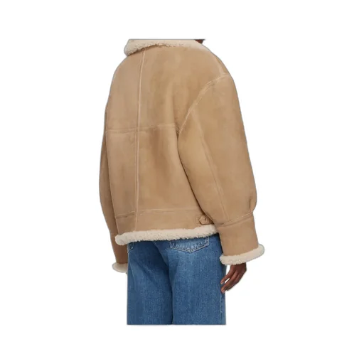 Portia Modern Shearling Aviator Jacket