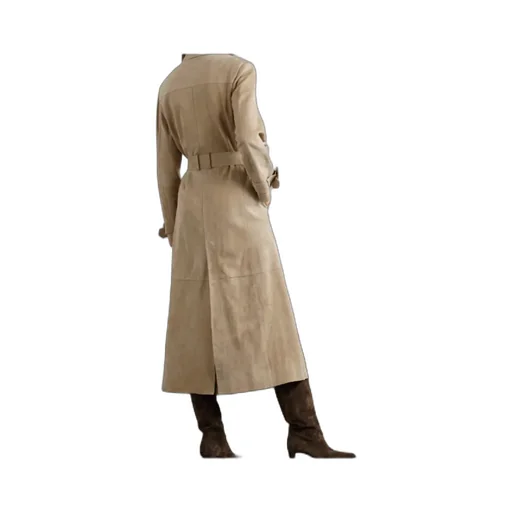 Long-Sleeved Trench Coat