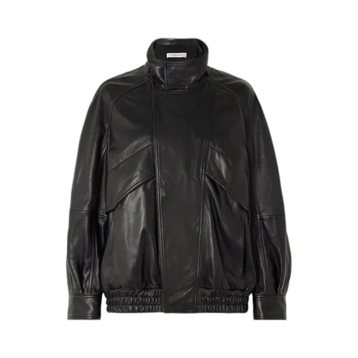 Ariste Oversized Paneled Leather Jacket